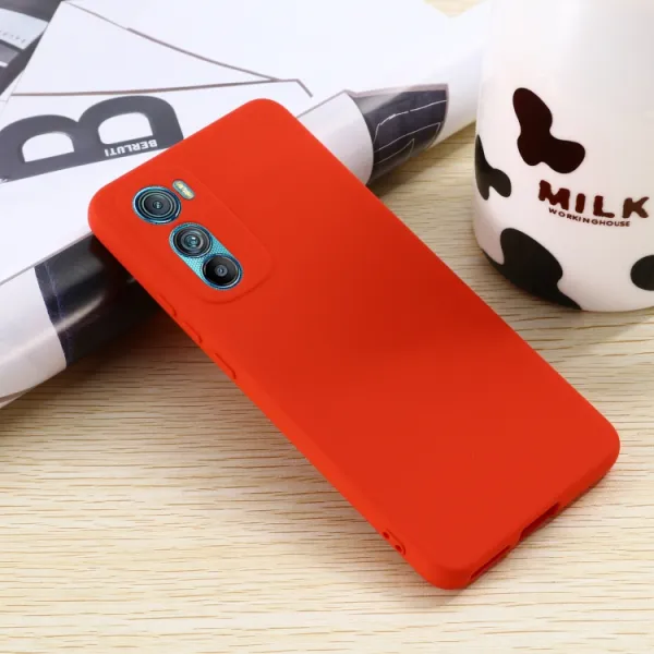RUBBER Ochranný kryt Motorola Edge 30 červený