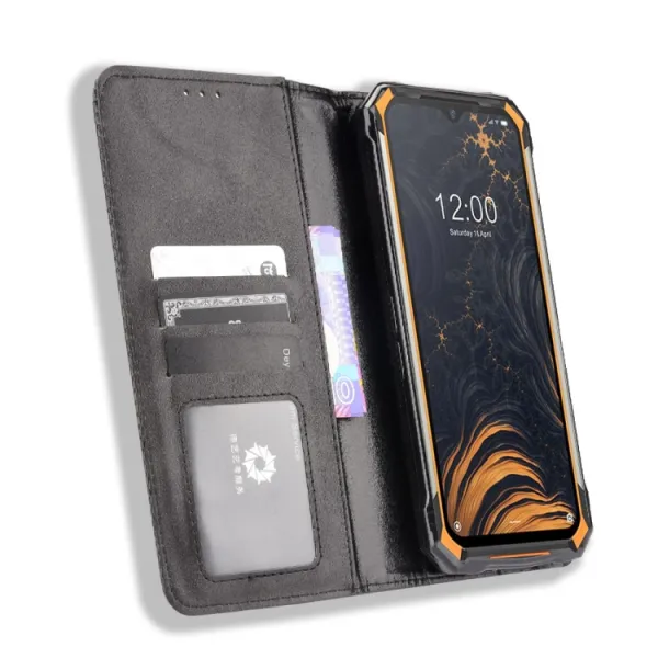 BUSINESS Peňaženkový kryt pre Doogee S88 Pro / S88 Plus čierny