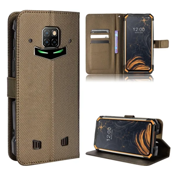 MAGNET Peňaženkový obal Doogee S88 Pro / S88 Plus hnedý