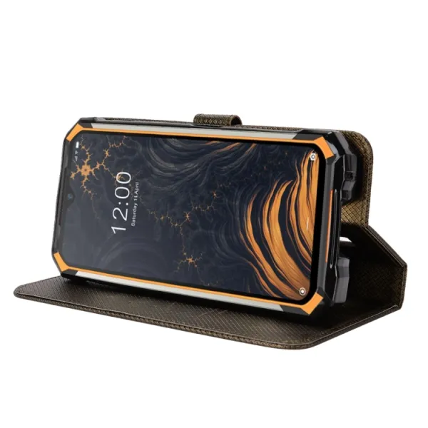 MAGNET Peňaženkový obal Doogee S88 Pro / S88 Plus hnedý