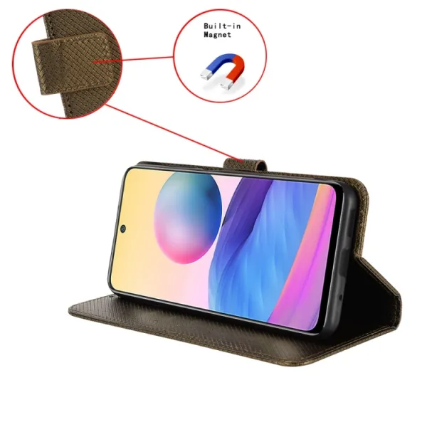 MAGNET Peňaženkový obal Doogee S88 Pro / S88 Plus hnedý