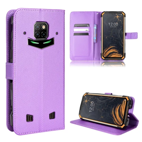 MAGNET Peňaženkový obal Doogee S88 Pro / S88 Plus fialový