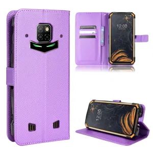 MAGNET Peňaženkový obal Doogee S88 Pro / S88 Plus fialový