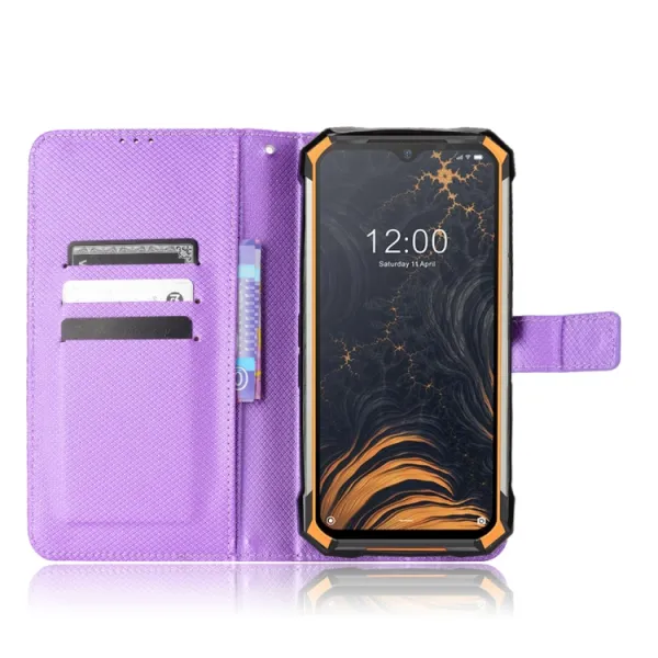 MAGNET Peňaženkový obal Doogee S88 Pro / S88 Plus fialový