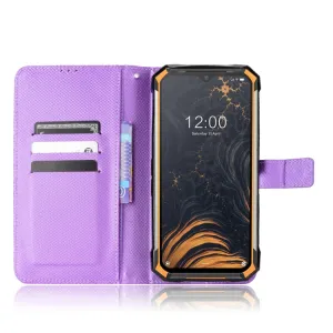 MAGNET Peňaženkový obal Doogee S88 Pro / S88 Plus fialový
