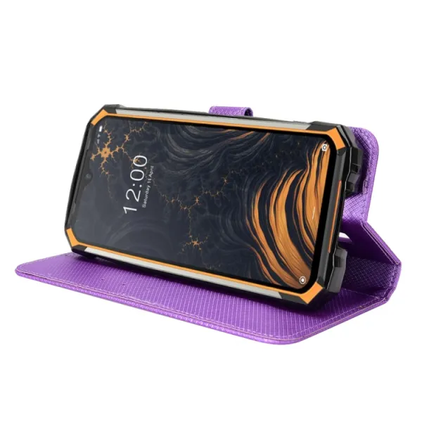 MAGNET Peňaženkový obal Doogee S88 Pro / S88 Plus fialový