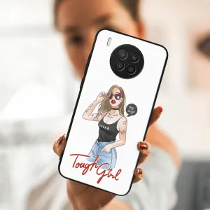MY ART Silikónový obal Huawei Nova 8i TOUGH GIRL (131)