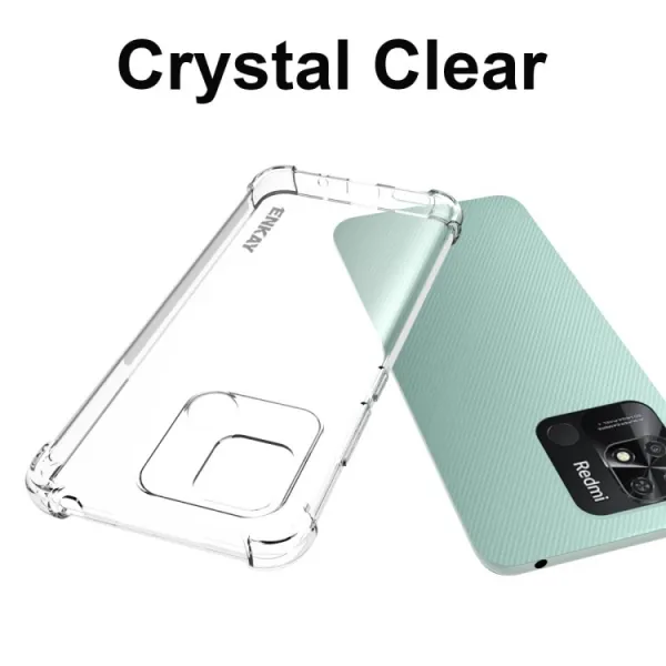 ENKAY AIRBAG Extra odolný kryt Xiaomi Redmi 10C priehľadný