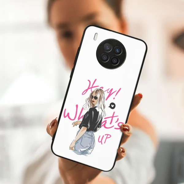 MY ART Silikónový obal Huawei Nova 8i WHATSUP (132)