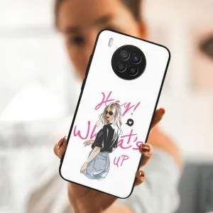 MY ART Silikónový obal Huawei Nova 8i WHATSUP (132)