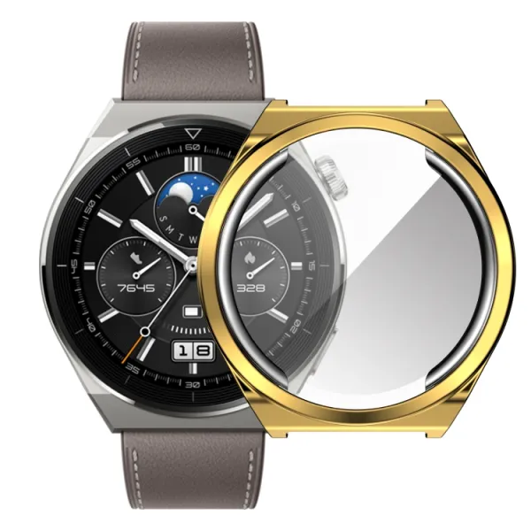 TPU FULL BODY Ochranný kryt Huawei Watch GT 3 Pro 46mm zlatý
