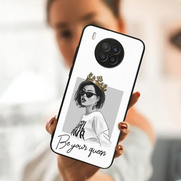 MY ART Silikónový obal Huawei Nova 8i QUEEN (139)