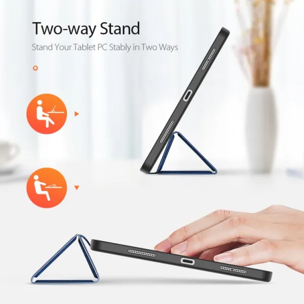 DUX DOMO Zaklápacie puzdro Apple iPad Pro 11 (2022 / 2021 / 2020 / 2018) modré