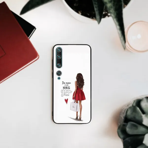 MY ART Silikónový obal Xiaomi Mi 10 / Mi 10 Pro RED DRESS (137)