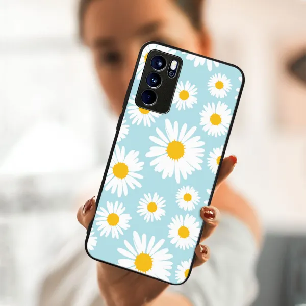 MY ART Silikónový obal Oppo Reno6 Pro 5G (Mediatek) CAMOMILE (124)