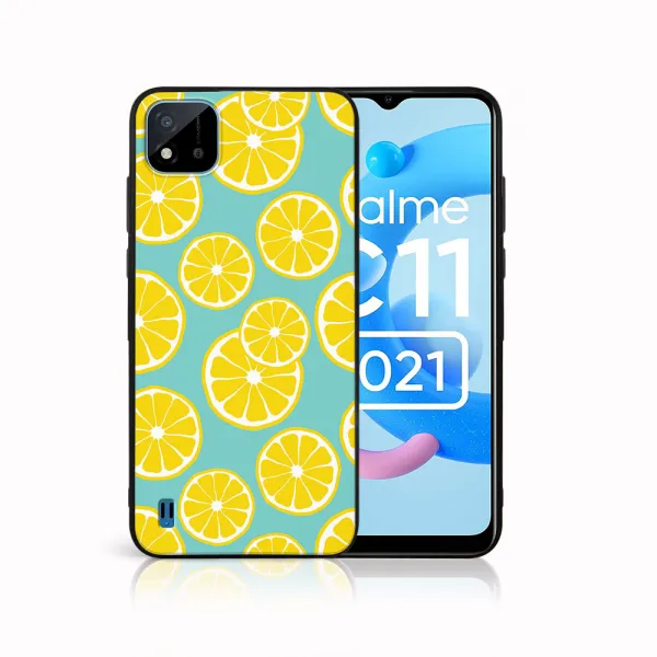 MY ART Silikónový obal Realme C11 2021 LEMON (121)