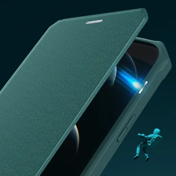 FLIP CASE Zaklápací kryt Apple iPhone 12 Pro modrý
