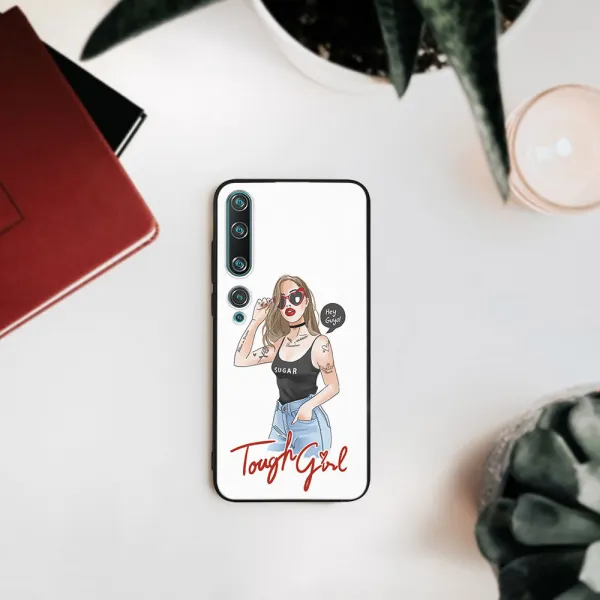 MY ART Silikónový obal Xiaomi Mi 10 / Mi 10 Pro TOUGH GIRL (131)