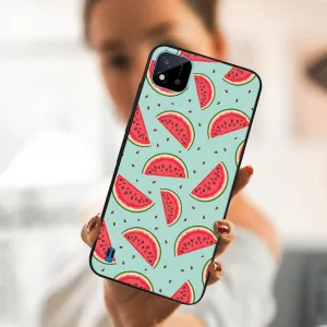 MY ART Silikónový obal Realme C11 2021 WATERMELON (120)