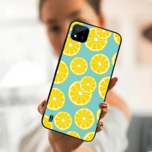 MY ART Silikónový obal Realme C11 2021 LEMON (121)