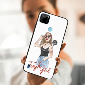 MY ART Silikónový obal Realme C11 TOUGH GIRL (131)