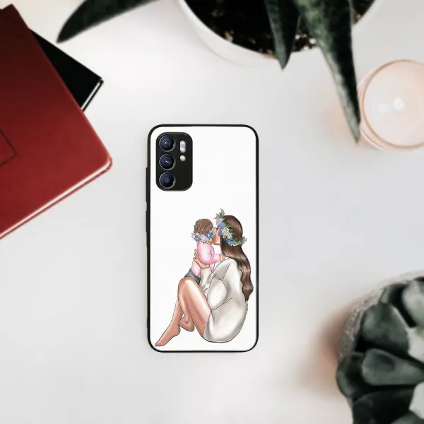MY ART Silikónový obal Oppo Reno6 5G BABY GIRL (111)