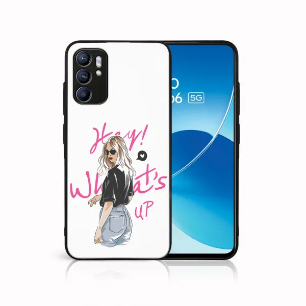 MY ART Silikónový obal Oppo Reno6 5G WHATSUP (132)