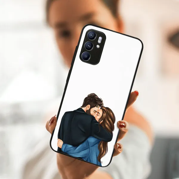 MY ART Silikónový obal Oppo Reno6 5G COUPLE (117)