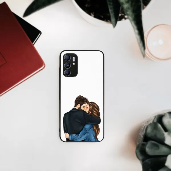 MY ART Silikónový obal Oppo Reno6 5G COUPLE (117)