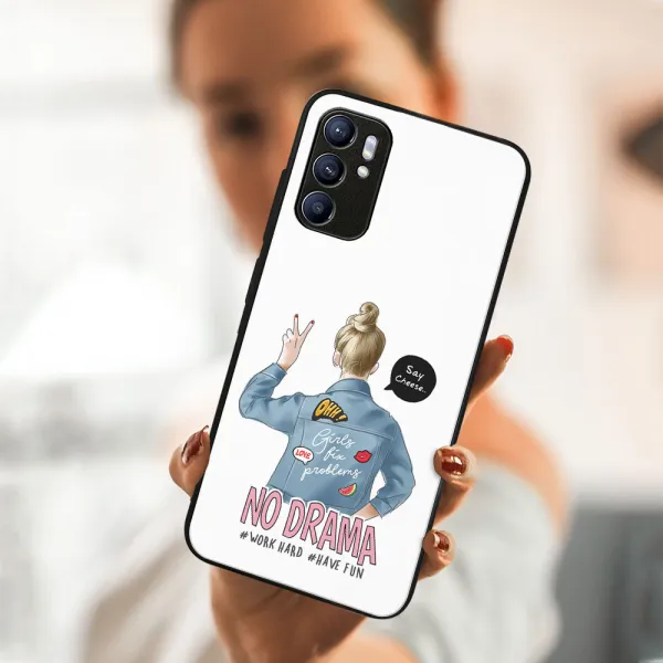 MY ART Silikónový obal Oppo Reno6 5G NO DRAMA (138)