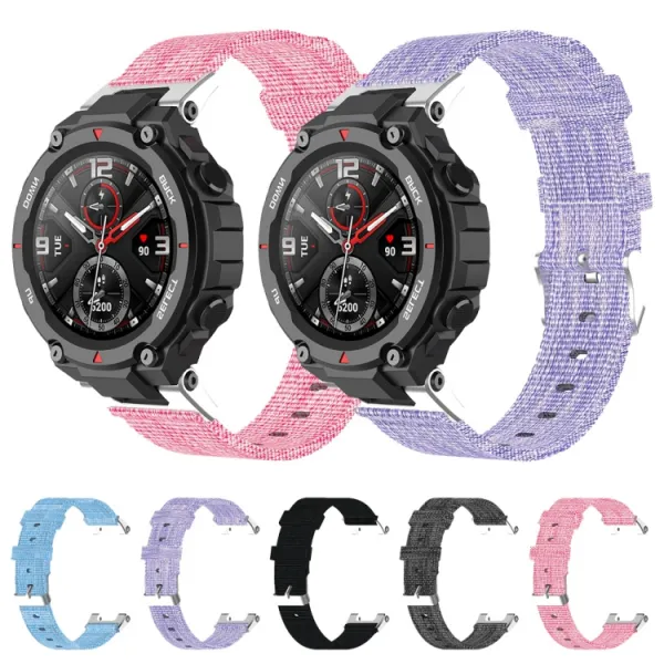 NYLON Remienok Amazfit T-Rex / T-Rex Pro modrý