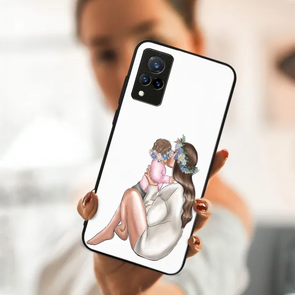MY ART Silikónový obal Vivo V21 5G BABY GIRL (111)