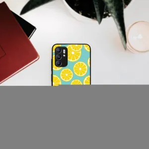 MY ART Silikónový obal Oppo Reno6 5G LEMON (121)