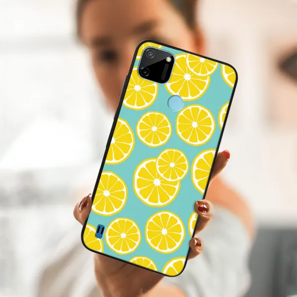 MY ART Silikónový obal Realme C11 LEMON (121)