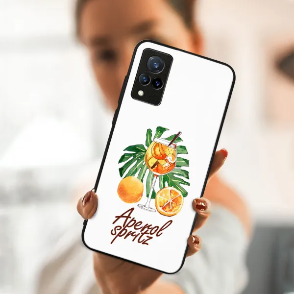 MY ART Silikónový obal Vivo V21 5G APEROL (127)