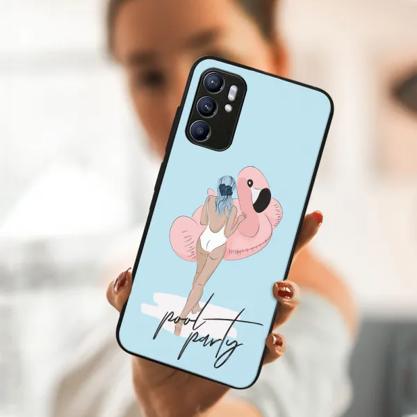 MY ART Silikónový obal Oppo Reno6 5G POOL (126)