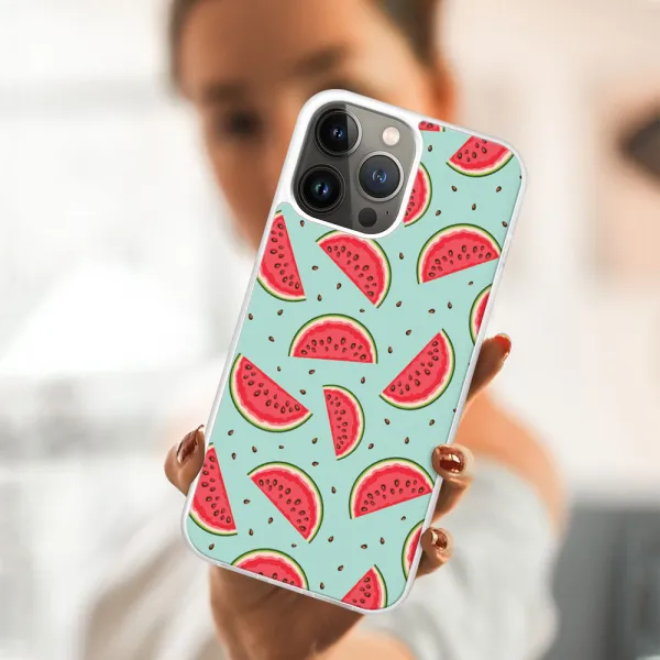MY ART Silikónový obal Apple iPhone 13 Pro Max WATERMELON (120)
