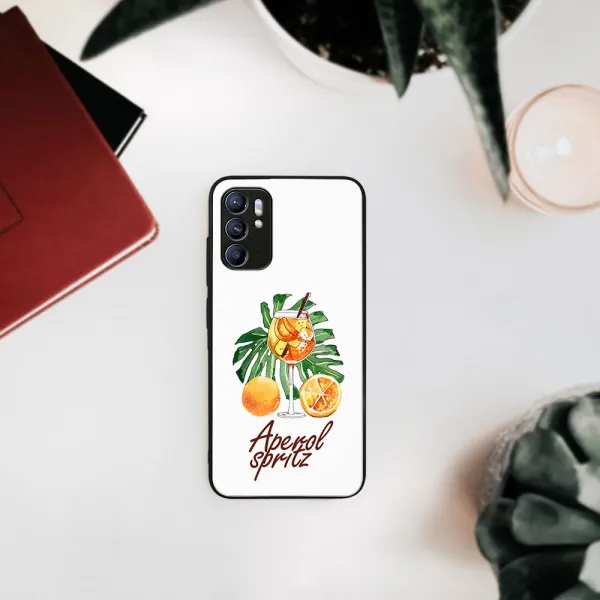 MY ART Silikónový obal Oppo Reno6 5G APEROL (127)