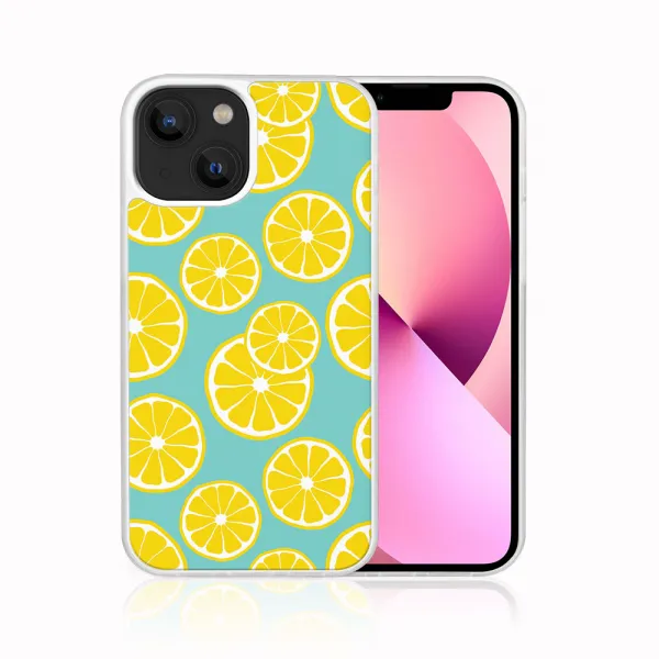 MY ART Silikónový obal Apple iPhone 13 mini LEMON (121)