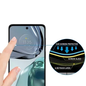 MG Full Glue ochranné sklo na Motorola Moto G62, čierne