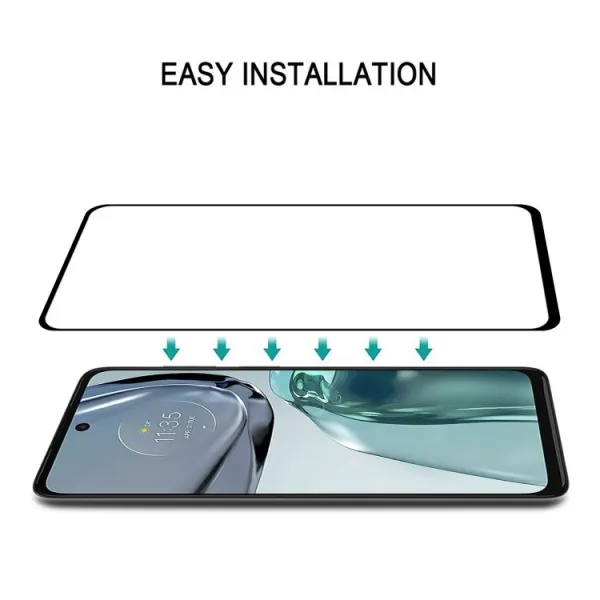 MG Full Glue ochranné sklo na Motorola Moto G62, čierne