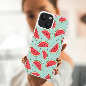 MY ART Silikónový obal Apple iPhone 13 WATERMELON (120)