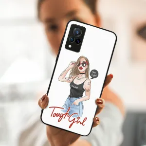 MY ART Silikónový obal Vivo V21 5G TOUGH GIRL (131)