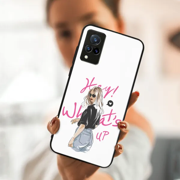 MY ART Silikónový obal Vivo V21 5G WHATSUP (132)