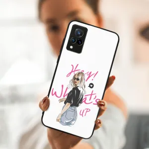 MY ART Silikónový obal Vivo V21 5G WHATSUP (132)