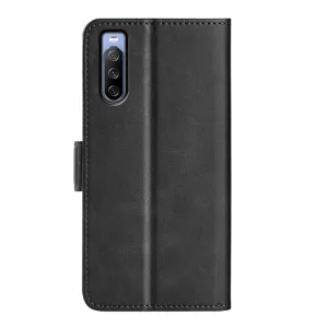 SIDE Peňaženkové puzdro Sony Xperia 10 IV 5G čierne