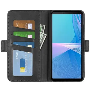 SIDE Peňaženkové puzdro Sony Xperia 10 IV 5G čierne