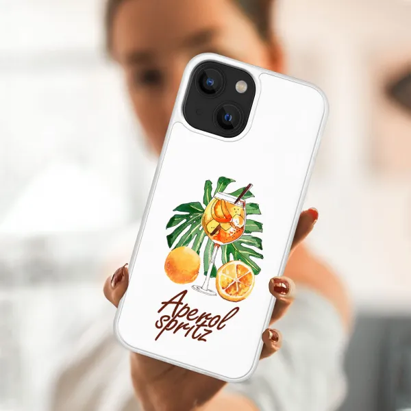 MY ART Silikónový obal Apple iPhone 13 mini APEROL (127)