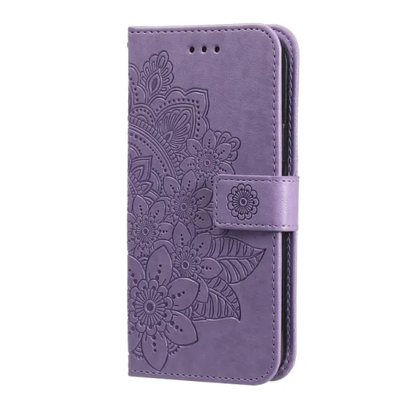 ART Peňaženkový kryt Tecno Camon 18 BLOOM fialový