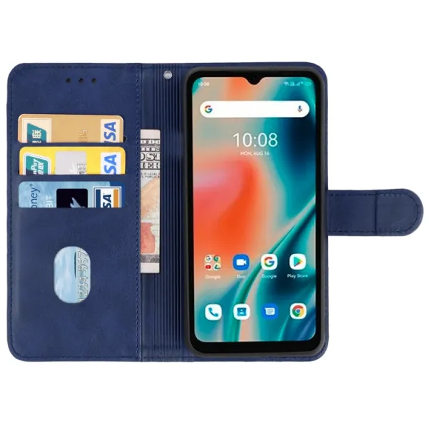 SMOOTH Peňaženkové puzdro Umidigi Bison X10 Pro modré